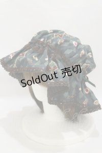 ALICE and the PIRATES / ミセス・ハロウィンアップルの奇妙な晩餐会メイドキャップ  グリーン H-25-07-30-018-PA-AC-NS-ZH