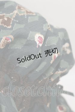画像2: ALICE and the PIRATES / ミセス・ハロウィンアップルの奇妙な晩餐会メイドキャップ  グリーン H-25-07-30-018-PA-AC-NS-ZH
