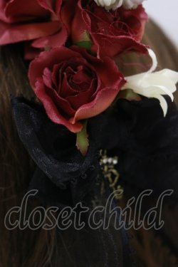 画像2: ALICE and the PIRATES / Dearest roseカチューシャ  ブラック H-25-07-30-002-PA-AC-NS-ZH