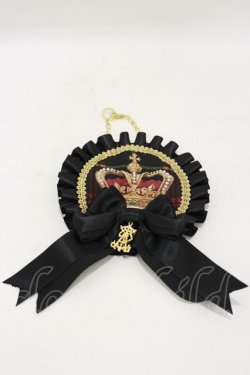 画像1: ALICE and the PIRATES / Royal crown's tea package seriese柄ロゼッタ  ブラック H-25-07-30-023-PA-ZA-NS-ZH