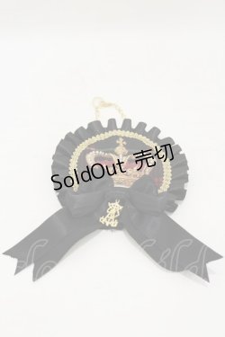 画像1: ALICE and the PIRATES / Royal crown's tea package seriese柄ロゼッタ  ブラック H-25-07-30-023-PA-ZA-NS-ZH