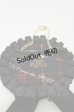 画像2: ALICE and the PIRATES / Royal crown's tea package seriese柄ロゼッタ  ブラック H-25-07-30-023-PA-ZA-NS-ZH