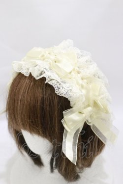 画像1: BABY,THE STARS SHINE BRIGHT / Junoの祝福と鳥たちのAriaリボンヘッドドレスカチューシャ  生成り H-25-07-30-003-BA-AC-NS-ZH