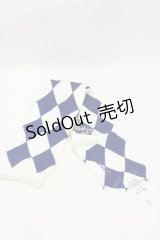 ALICE and the PIRATES / A/Pダイヤ柄オーバーニーソックス  オフ/ネイビー H-25-07-30-026-PA-ZA-NS-ZH