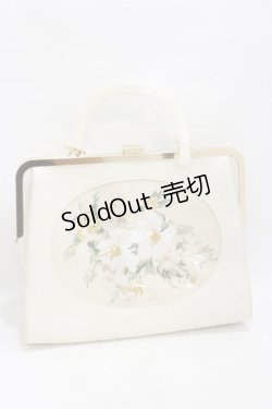 画像1: an another angelus / アートタッチフラワー刺繍ハンドバッグ  オフ H-25-07-30-032-CA-BG-NS-ZH