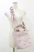 m petit by misako / NINA'Sコラボベロアリボン2wayバッグ  ピンク H-25-07-30-033-LO-BG-NS-ZH