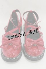 DearMyLove / クロスベルトリボンローヒール姫パンプス 23.0ｃｍ レッド H-25-07-30-034-EL-SH-NS-ZH