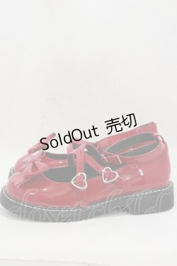 画像2: DearMyLove / クロスベルトリボンローヒール姫パンプス 23.0ｃｍ レッド H-25-07-30-034-EL-SH-NS-ZH