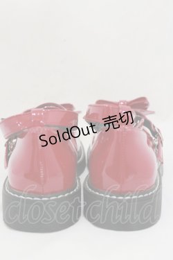 画像3: DearMyLove / クロスベルトリボンローヒール姫パンプス 23.0ｃｍ レッド H-25-07-30-034-EL-SH-NS-ZH
