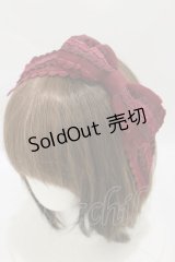 ALICE and the PIRATES / ローズフリルグログランカチューシャ  ボルドー H-25-07-30-005-PA-AC-NS-ZH