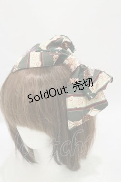 画像1: ALICE and the PIRATES / Misty Night Royal game柄カチューシャ  グリーン H-25-07-30-006-PA-AC-NS-ZH