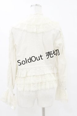 画像2: metamorphose / スタンドカラーオーバーブラウス Free アイボリー H-25-07-30-044-ME-BL-NS-ZH