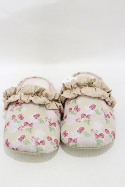 画像1: m petit by misako / ルームシューズ 23〜25cm ベージュ H-25-07-31-001-LO-SH-NS-ZH