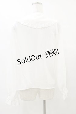 画像2: Amavel / カトラリー刺繍ブラウス Free オフ H-25-07-31-049-CA-BL-NS-ZH