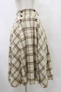 axes femme / ハイウエスト起毛チェックスカート Free ベージュ H-25-07-31-057-AX-SK-NS-ZH