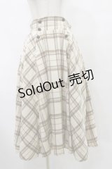 axes femme / ハイウエスト起毛チェックスカート Free ベージュ H-25-07-31-057-AX-SK-NS-ZH