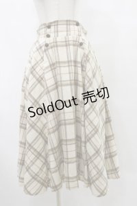 axes femme / ハイウエスト起毛チェックスカート Free ベージュ H-25-07-31-057-AX-SK-NS-ZH