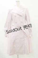 LODISPOTTO / キャンディスリーブサイドプリーツトレンチコート L ピンク H-25-07-31-059-LO-OP-NS-ZH