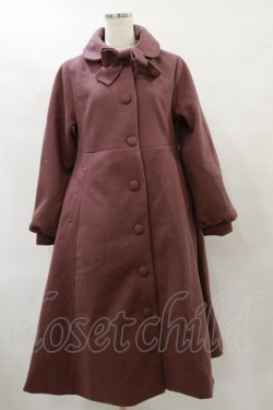 画像1: m petit by misako / ロングコート LL ピンク H-25-07-31-061-LO-CO-NS-ZH