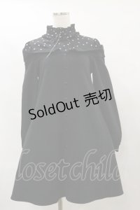 Ank Rouge / ハートドットワンピース M ブラック H-25-07-31-063-CA-OP-NS-ZH