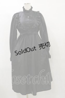 画像1: Physical Drop / スタンドカラーチュニックワンピース Free ブラック H-25-07-31-065-LO-OP-NS-ZH