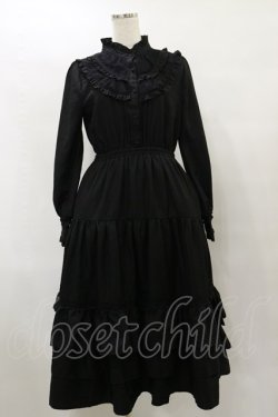 画像1: axes femme / 20th/クラシカルワンピース M ブラック H-25-07-31-066-AX-BL-NS-ZH