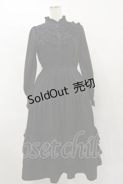 画像1: axes femme / 20th/クラシカルワンピース M ブラック H-25-07-31-066-AX-BL-NS-ZH