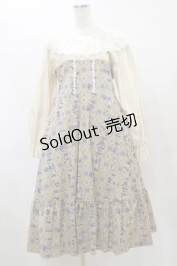 画像1: marcHenTica / ロングワンピース Free 生成り H-25-07-31-067-LO-OP-NS-ZH