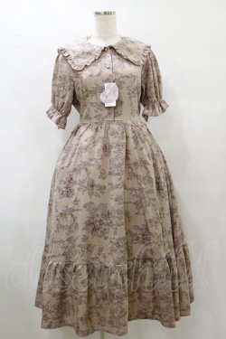 画像1: m petit by misako / TT*AMセーラーエリワンピース S 中茶 H-25-07-31-068-LO-SK-NS-ZH