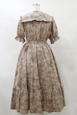 画像2: m petit by misako / TT*AMセーラーエリワンピース S 中茶 H-25-07-31-068-LO-SK-NS-ZH