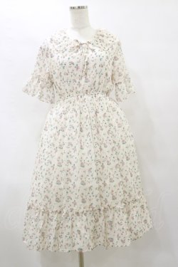 画像1: LODISPOTTO / 花柄ワンピース M 生成り H-25-07-31-070-LO-OP-NS-ZH