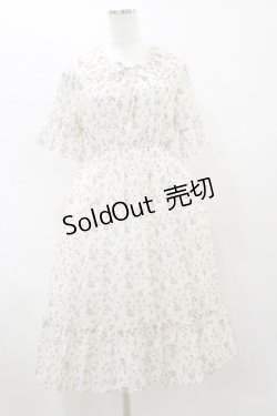 画像1: LODISPOTTO / 花柄ワンピース M 生成り H-25-07-31-070-LO-OP-NS-ZH
