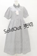 m petit by misako / ストライプワンピース M グレー H-25-07-31-071-LO-OP-NS-ZH
