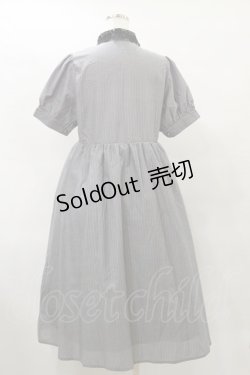 画像2: m petit by misako / ストライプワンピース M グレー H-25-07-31-071-LO-OP-NS-ZH