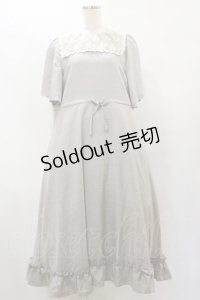 m petit by misako / レースセーラーワンピース M グレー H-25-07-31-072-LO-OP-NS-ZH