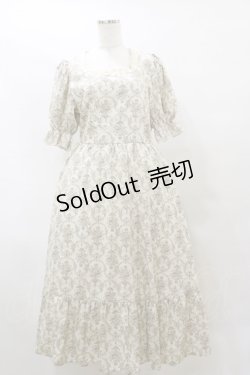 画像1: m petit by misako / トワルドジュイワンピース M オフ H-25-07-31-073-LO-OP-NS-ZH