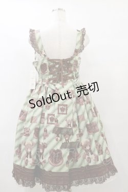 画像2: Angelic Pretty / Bear’s Chocolaterieジャンパースカート  ミント H-25-07-31-077-AP-OP-NS-ZH