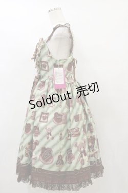 画像3: Angelic Pretty / Bear’s Chocolaterieジャンパースカート  ミント H-25-07-31-077-AP-OP-NS-ZH