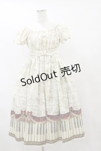 Enchantlic Enchantilly / アンティークエレガンスピアノワンピース Free 生成り H-25-07-31-078-LO-OP-NS-ZH