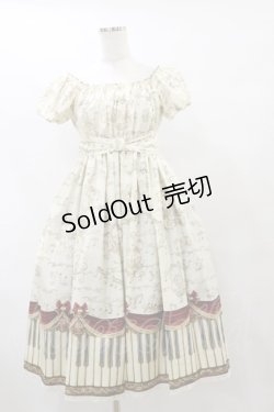 画像1: Enchantlic Enchantilly / アンティークエレガンスピアノワンピース Free 生成り H-25-07-31-078-LO-OP-NS-ZH