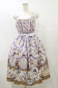 Enchantlic Enchantilly / すみれのお茶会ティアードジャンパースカート Free 生成り H-25-07-31-079-LO-OP-NS-ZH