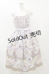 Enchantlic Enchantilly / すみれのお茶会ティアードジャンパースカート Free 生成り H-25-07-31-079-LO-OP-NS-ZH