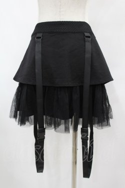 画像2: PUNK RAVE / 裾チュールスカート M 黒 H-25-07-31-1037-PU-SK-KB-ZH