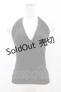 Jean Paul GAULTIER / ホルターネックキャミソール 40 黒 H-25-07-31-1040-GO-TO-KB-ZH