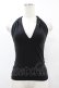 画像1: Jean Paul GAULTIER / ホルターネックキャミソール 40 黒 H-25-07-31-1040-GO-TO-KB-ZH (1)