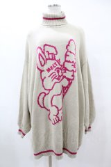 Candy Stripper / MELTY BUNNY KNIT  ベージュ H-25-07-31-1043-PU-TO-KB-ZH
