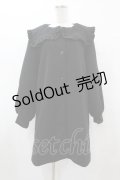 merry jenny / Aラインセーラーコート  ブラック H-25-07-31-1053-LO-CO-KB-ZH