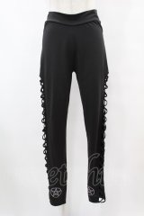 KRY CLOTHING / サイドクロスレギンス  黒 H-25-07-31-1014-EL-PA-KB-ZH