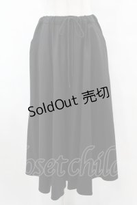 MiDiom / ワイドパンツ  黒 H-25-07-31-1015-PU-PA-KB-ZH
