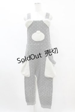 画像1: Candy Stripper / BOA SALOPETTE  グレー H-25-07-31-1016-PU-PA-KB-ZH